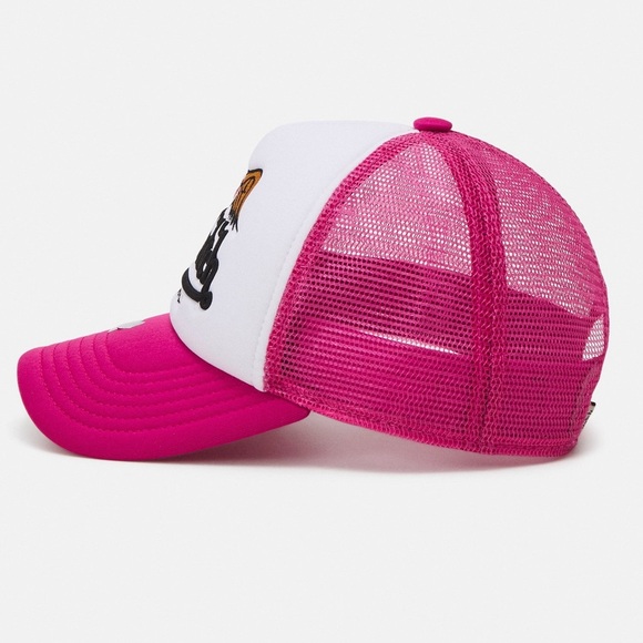 Von Dutch Hot Pink Flying Eyeball Wordmark Cap/ Trucker Hat | Limited | NEW/NWT! main image 9